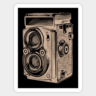 Vintage camera photographer photography Magnet